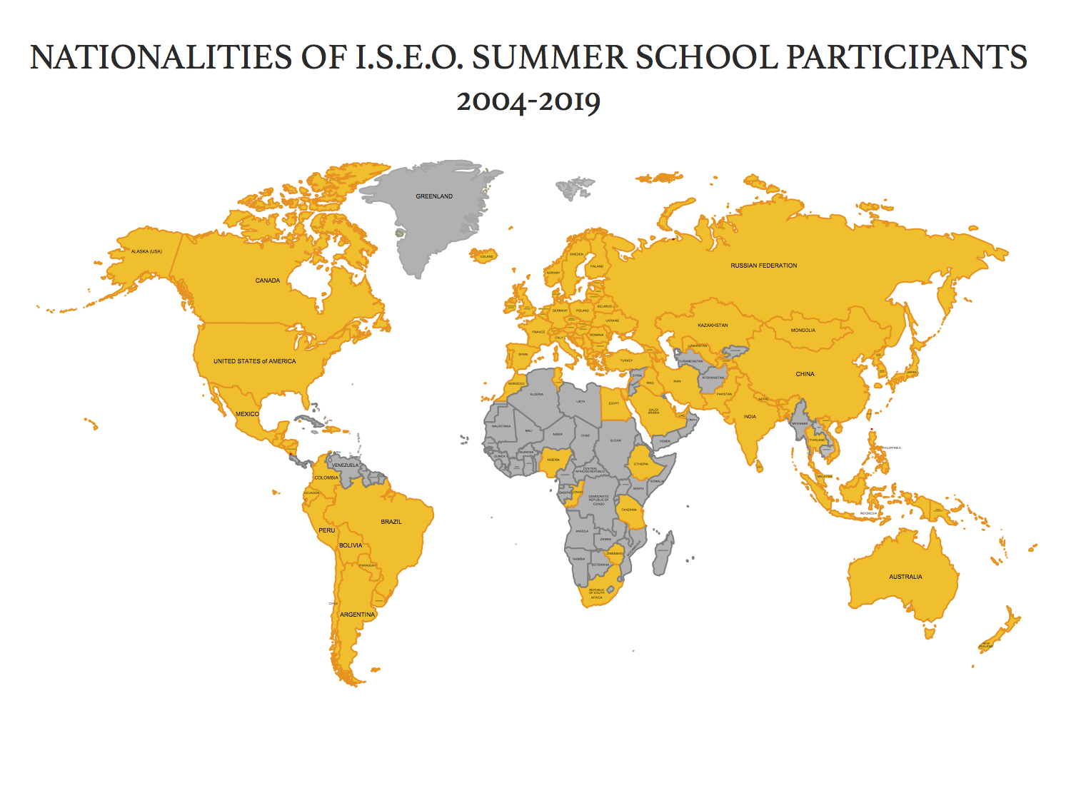 2019_Participants world map